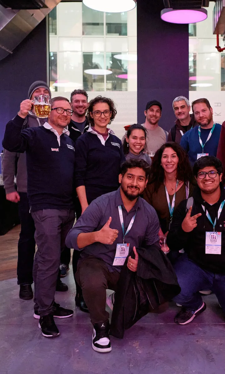 Matthew and others at DevRelCon